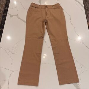 Vintage Lauren Ralph Lauren Jodhpurs Riding Pants Womens 8 Khaki Twill 90s Y2K